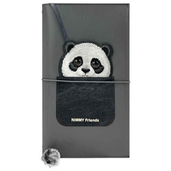 9fca66a3861604634c0318d4281f0c8f NIMMY set 2in1 notebook + pen BIG EYED PET 2.0 Panda black
