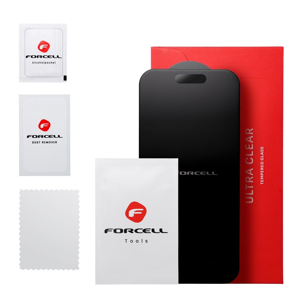 Forcell Matt Glass - for Iphone 17 Air black