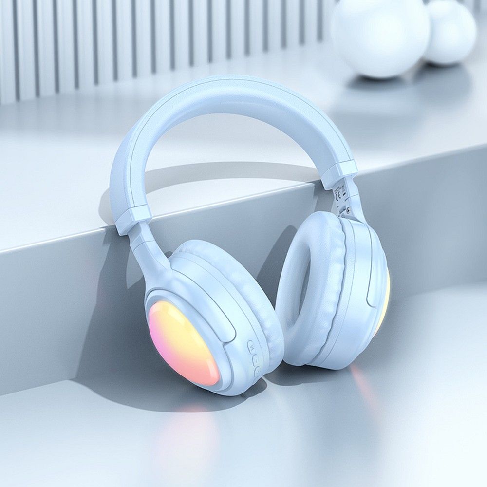 HOCO wireless headphones bluetooth W48 blue