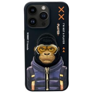 NIMMY case COOL&CUTE 2.0 Monkey for IPHONE 15 Pro black