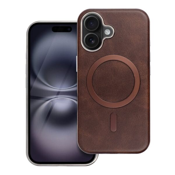 a3bb4345ace529bec02bd5b43d27f65b GENTLEMAN MAG COVER Case compatible with MagSafe for IPHONE 17 PRO brown