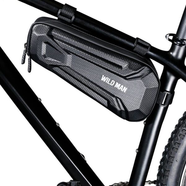 WILDMAN traveling bag under the bike frame with zipper 1,8L XT9 black