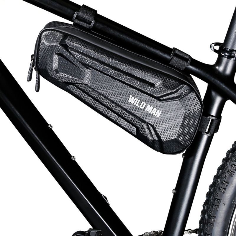 WILDMAN traveling bag under the bike frame with zipper 1,8L XT9 black