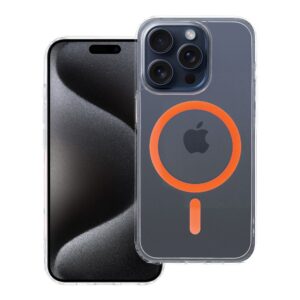 a4e67ee310cfbfd99da0a49bf287935a Drop Glue Colorful Ring Mag Cover compatible with MagSafe for IPHONE 15 PRO orange