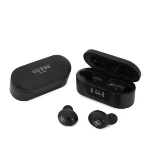 a58f4fde8cb4c31b5363cab0230ebe16 GUESS wireless earphones bluetooth TWS + docking station GUTWST31EK (BT5 Classic) black