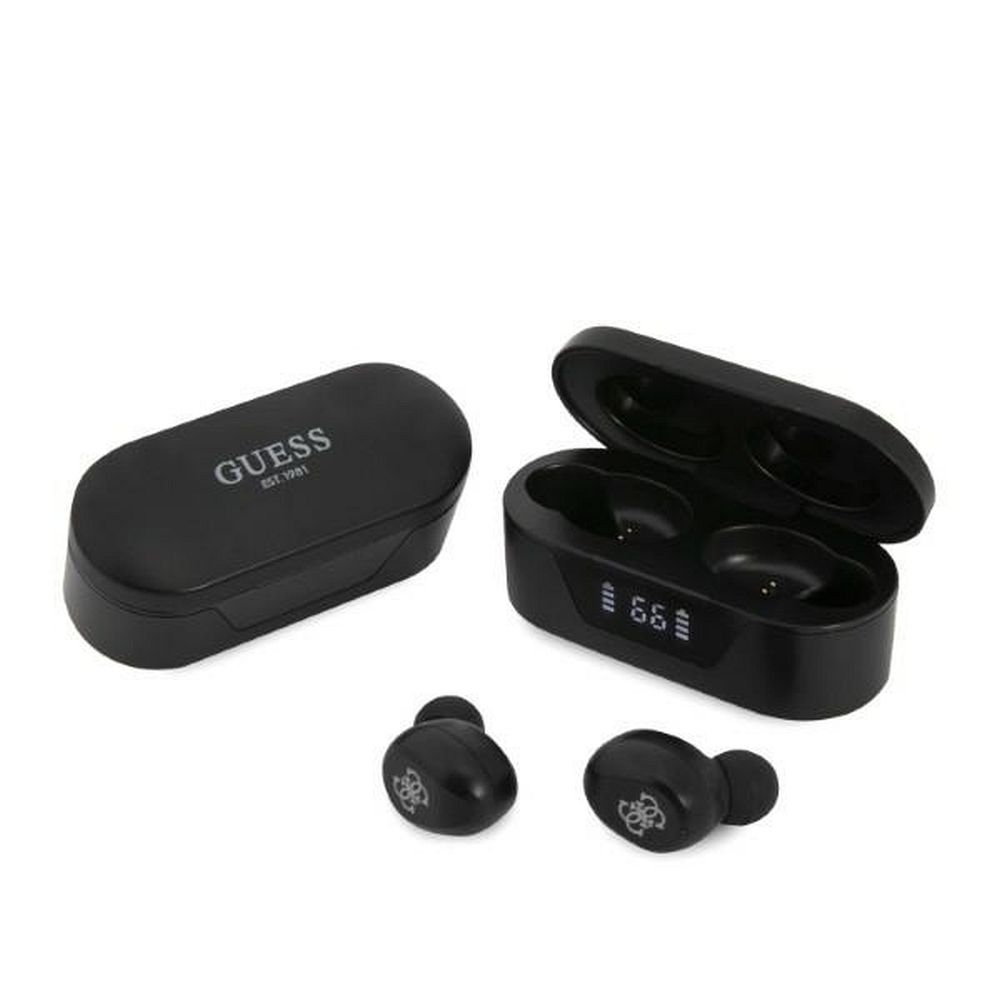 a58f4fde8cb4c31b5363cab0230ebe16 GUESS wireless earphones bluetooth TWS + docking station GUTWST31EK (BT5 Classic) black