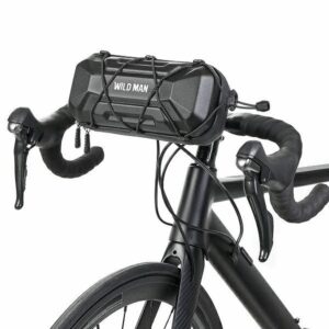 WILDMAN traveling bag for bike handlebars with zipper 2L XT17 black