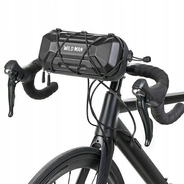 WILDMAN traveling bag for bike handlebars with zipper 2L XT17 black
