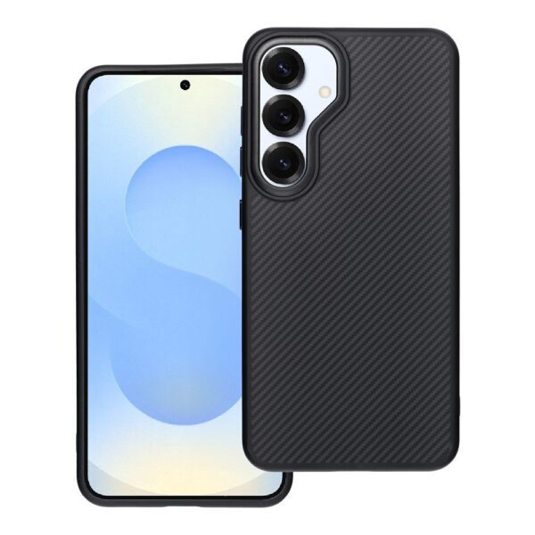 Carbon Elite Mag Cover compatible with MagSafe for SAMSUNG S25 black