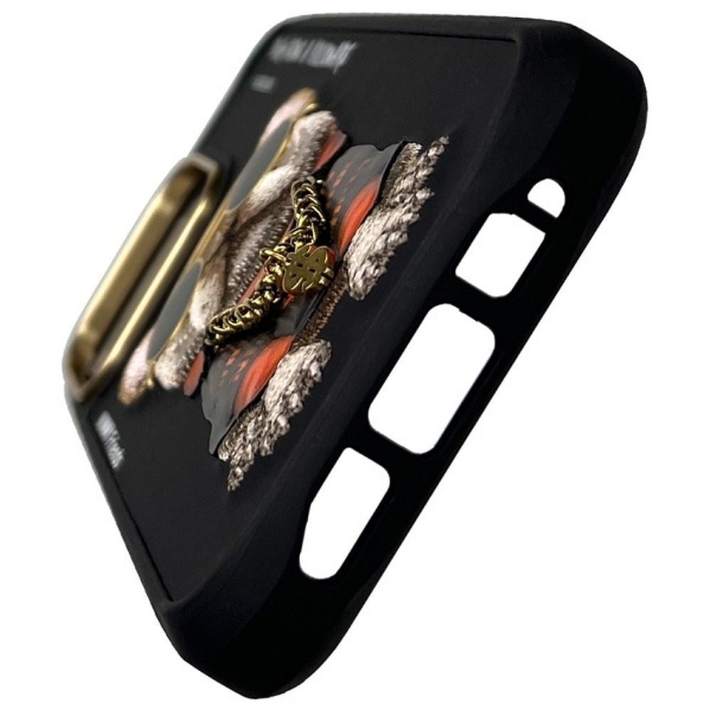 a6fa2a76500b0164275ffdfeaaab1402 NIMMY case GLASSES COOL DOG for IPHONE 16 Pro black