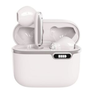 a7537553c03dd0e1909c0f6dfab5b5a2 ART wireless earphones bluetooth TWS + docking station Type C AP-TW-B4W white