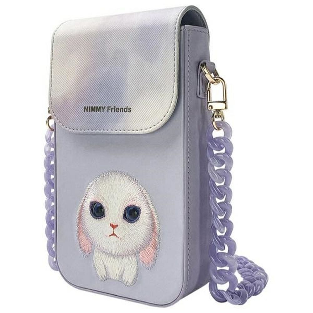 a7fd9728c6cc4cea8b93380186b8cbd3 NIMMY set 3in1 phone bag + wallet + gps cover BIG EYED PET 2.0 Rabbit purple