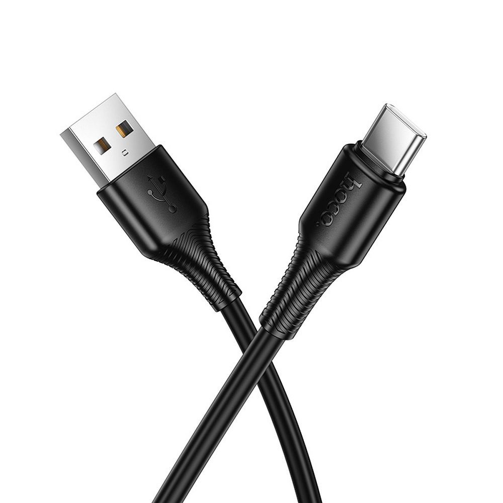 Cable USB A to USB C Hoco 3A 1 m X120 black