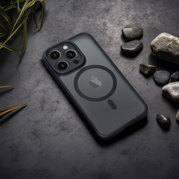 FULL MATTE MAG COVER case compatible with MagSafe for IPHONE 17 Pro Max black