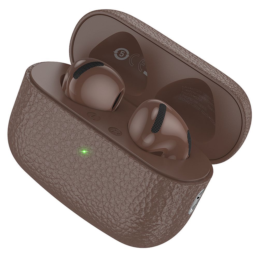 a98365bf57e188bd2c3e39aeba7ea7b0 HOCO wireless earphones bluetooth TWS EQ15 brown