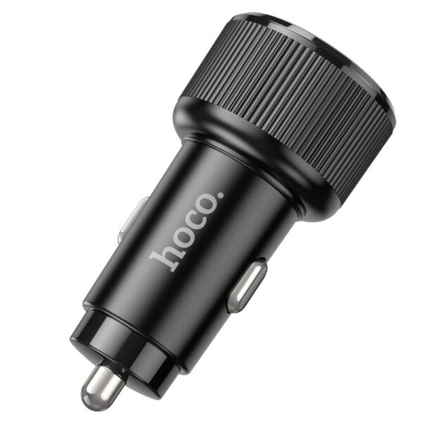 HOCO car charger 2 x Type C QC PD 50W NZ14B black