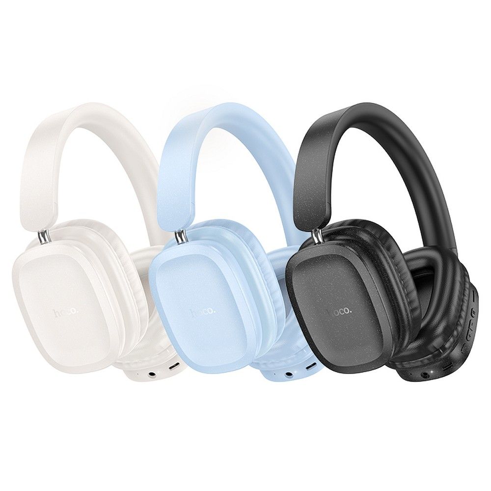 HOCO wireless headphones bluetooth W51 milky white