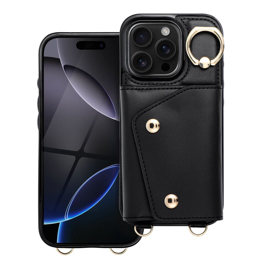 afdc30d394884de00d1d0becb74d1bf6 Wallet Case WONDER for IPHONE 16 PRO black