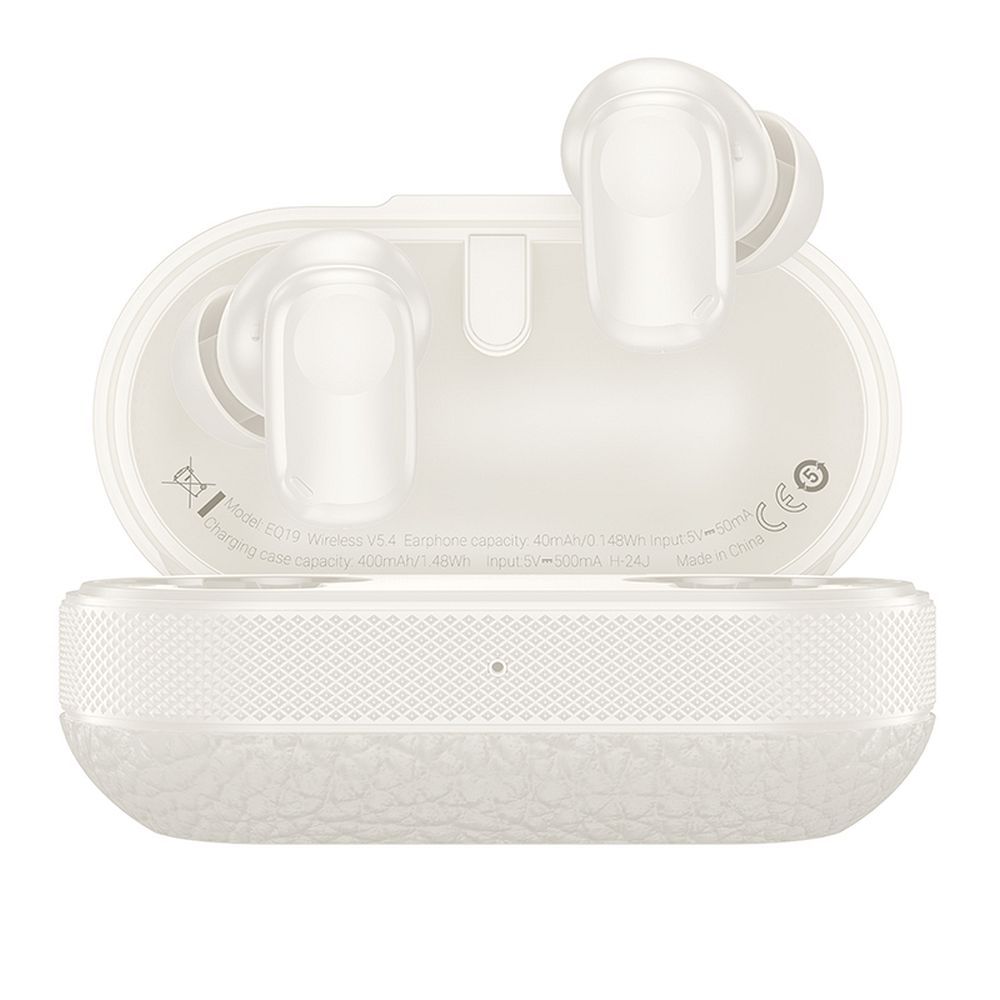 b1f55ccf1f790a9fa6c97cee5f1bfb93 HOCO wireless earphone bluetooth TWS EQ19 milky white