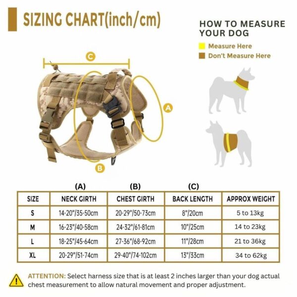 b2092bce0aae1a04ea25fbd18840fb0b Dog harness TACTICAL size L brown