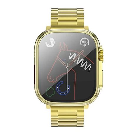 HOCO smartwatch Y12 Ultra smart sports watch (call version) light gold