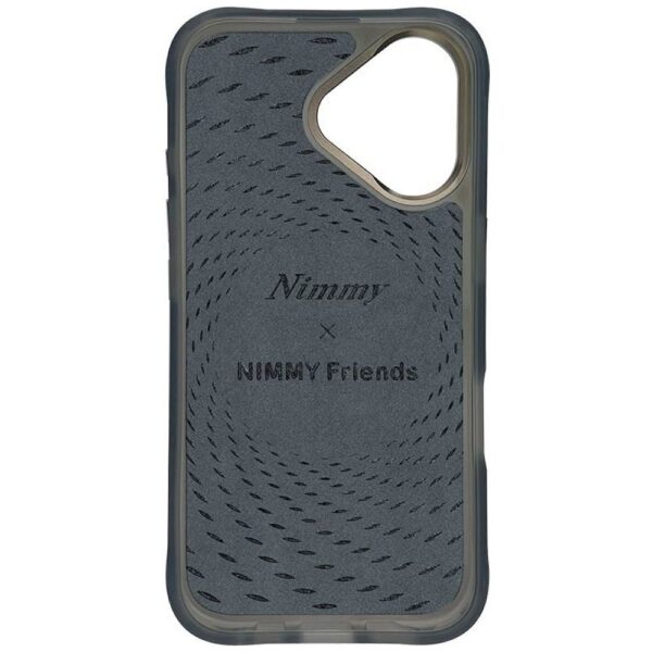 NIMMY case DRAGON compatible with MagSafe for IPHONE 16 gray