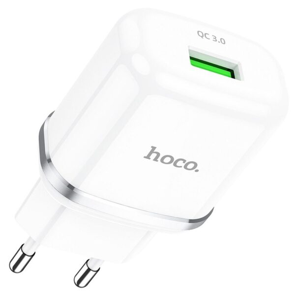 HOCO travel charger USB A QC3.0 3A 18W N3 white