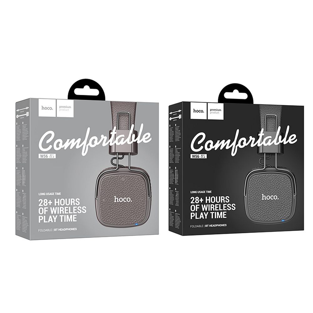 b4d759d17155717fec750822f27b1790 HOCO wireless headphones bluetooth W56 brown