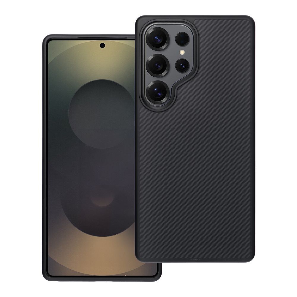 Carbon Elite Mag Cover compatible with MagSafe for SAMSUNG S25 ULTRA black