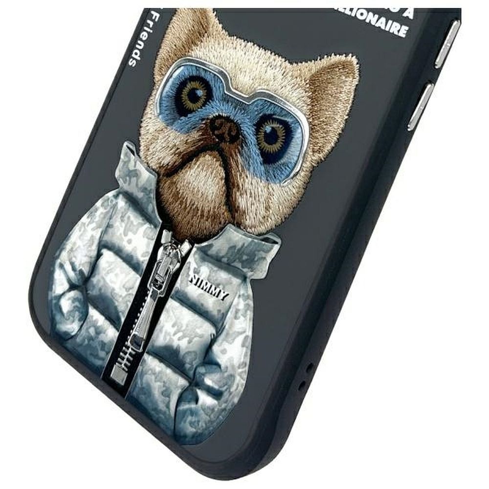 b80e954ad125828807ac3cb94f3180bb NIMMY case COOL&CUTE 2.0 Dog for IPHONE 15 black