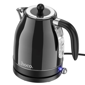 Electric kettle Hoco retro-style 1,7L HE10 black