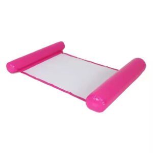 Inflatable floating row red