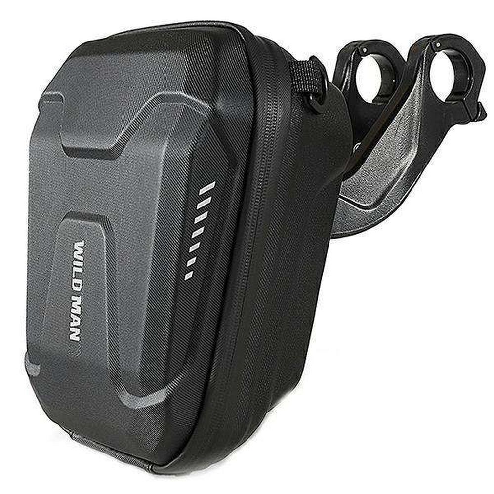 WILDMAN traveling bag for bike handlebars with zipper 3L E8 black