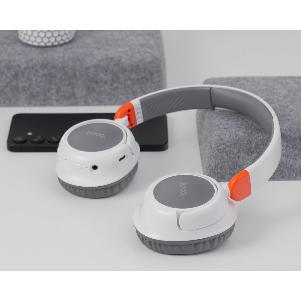 HOCO wireless bluetooth headphones W43 white