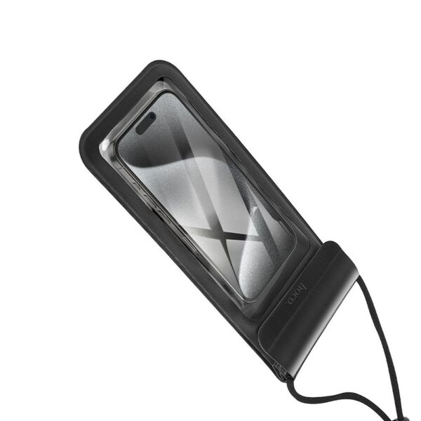 Waterproof case for mobile phone Hoco IP68 240 x 120 x 15 mm HX53 black