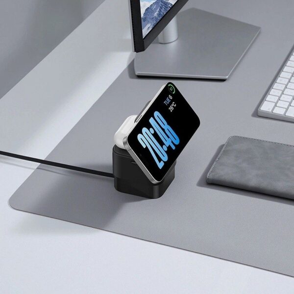 BASEUS wireless charger 2in1 compatible with MagSafe 3A 20W BS-W531 black