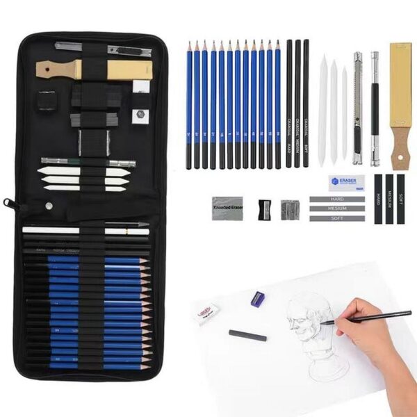 Sketching Drawing Set Pencils Case 72in1 KP-C72B