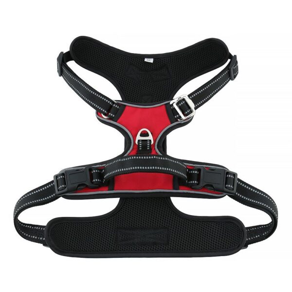Dog harness OXFORD A size S red black