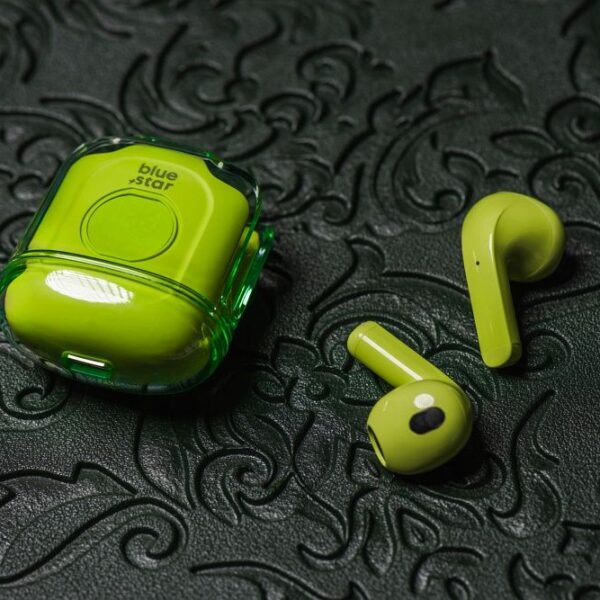 bc326fde44f10a51c8c450a43ca50199 Wireless earbuds Blue Star Transparency Fi22 TWS green