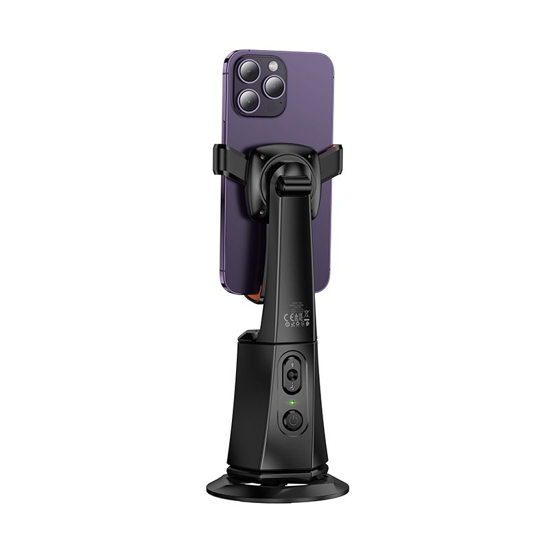HOCO mobile phone holder 360 degree with auto face tracking K26 black