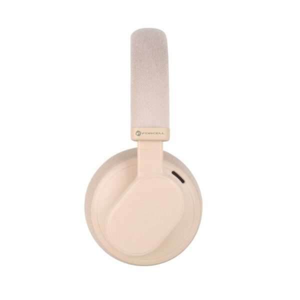 bd13cade858c174837e2bbe6565d093a FORCELL F-AUDIO Touch Beat wireless headphones bluetooth ANC beige