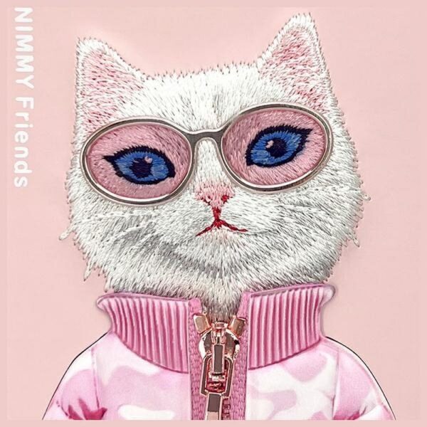 NIMMY case COOL&CUTE 2.0 Cat for IPHONE 15 pink