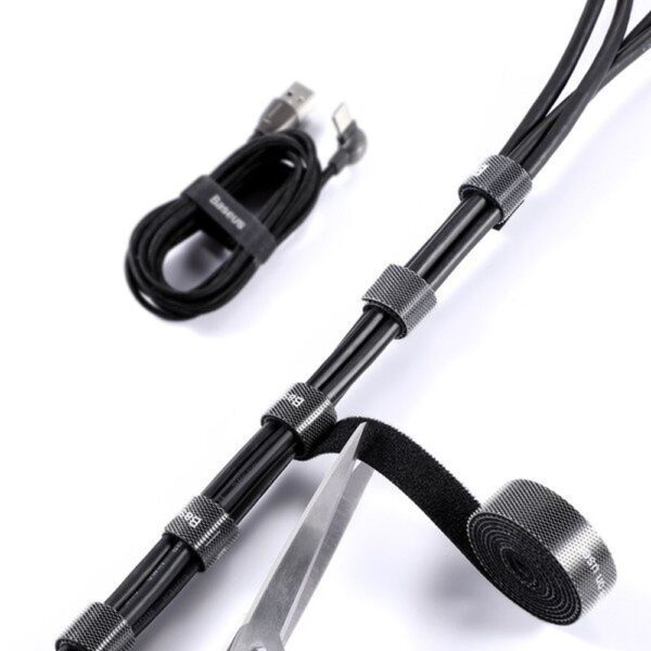 c14a282c7d0586b452cbc265bd9a50e6 BASEUS cable organizer nylon cable winder ACMGT-E01 1 m black
