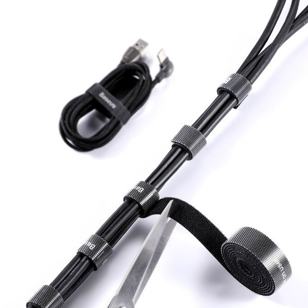 c14a282c7d0586b452cbc265bd9a50e6 BASEUS cable organizer nylon cable winder ACMGT-E01 1 m black
