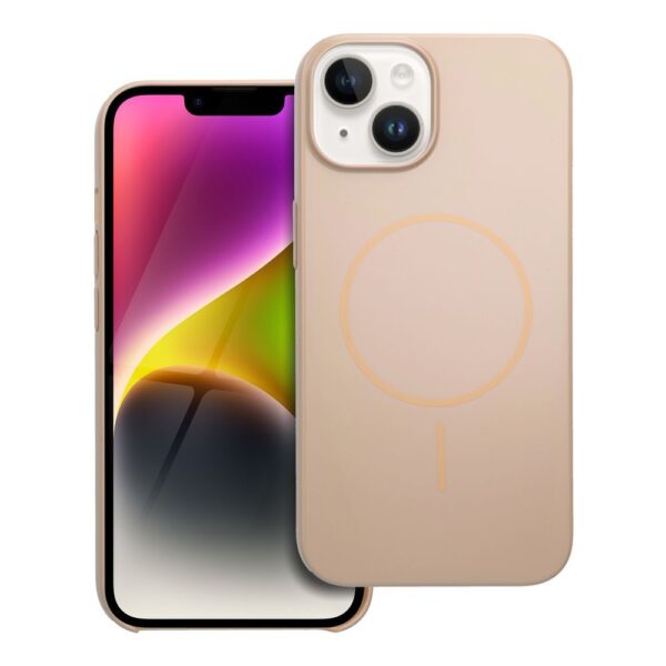 c15f811910cb4b4d9a442c18800e12a2 Glossy Mag Cover compatible with MagSafe for IPHONE 13 / 14 desert gold