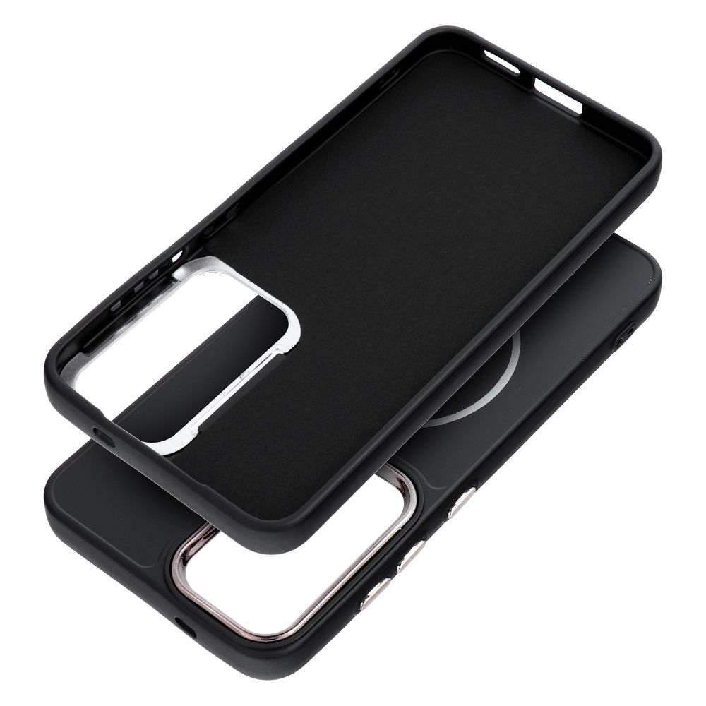 FRAME MAG COVER Case compatible with MagSafe for SAMSUNG A16 5G / A16 4G black
