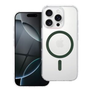 Drop Glue Colorful Ring Mag Cover compatible with MagSafe for IPHONE 13 PRO dark green