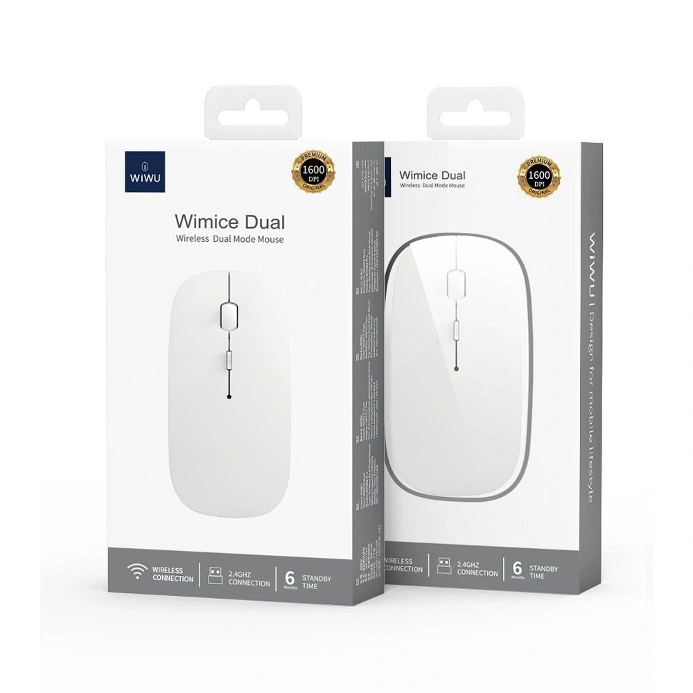 c38f569d917892806b9806ba7c540a3b WiWU - Wireless Mouse WiMiCE Dual Mode WM101 Pro - white