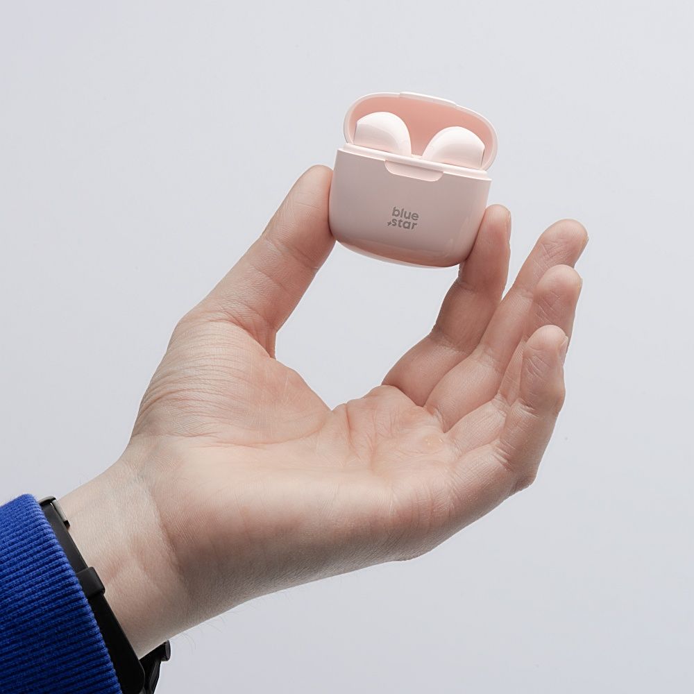 c40c30ad3064788ae49f4d530490fb44 Wireless earbuds Blue Star FI7 TWS powder pink