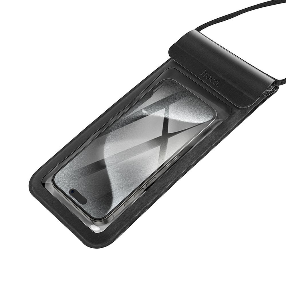 Waterproof case for mobile phone Hoco IP68 240 x 120 x 15 mm HX53 black